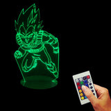 Dragon Ball Z Vegeta 3D LED LAMP -  - TheLedHeroes