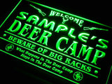 Deer Camp Big Racks Name Personalized Custom LED Sign -  - TheLedHeroes