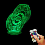 Heart Visual Illusion 3D LED LAMP -  - TheLedHeroes