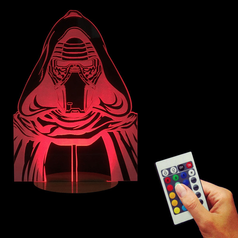 Star Wars Kylo Ren Dark Side 3D LED LAMP -  - TheLedHeroes