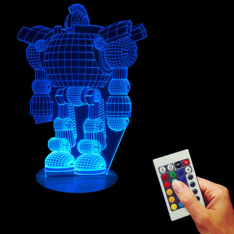 Effeect Robot Pattern 3D LED LAMP -  - TheLedHeroes