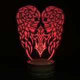 Evil Double Skull 3D LED LAMP -  - TheLedHeroes