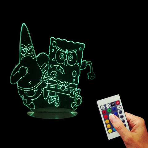 SpongeBob Patrick Star 3D LED LAMP -  - TheLedHeroes