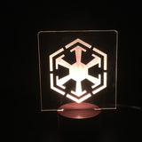Sith Lord Logo Star Wars 3D LED LAMP -  - TheLedHeroes