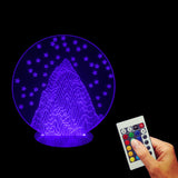 Mountain With Stars 3D LED LAMP -  - TheLedHeroes