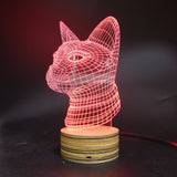 Cat Head 3D LED LAMP -  - TheLedHeroes