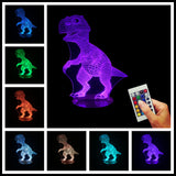 Dinosaur Cartoon 3D LED LAMP -  - TheLedHeroes