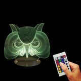 Hunting Eagle Owl 3D LED LAMP -  - TheLedHeroes