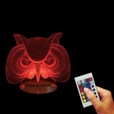 Hunting Eagle Owl 3D LED LAMP -  - TheLedHeroes