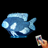 Paper-cut Fish 3D LED LAMP -  - TheLedHeroes