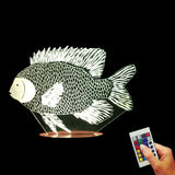 Paper-cut Fish 3D LED LAMP -  - TheLedHeroes