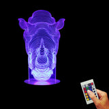 Rhino 3D LED LAMP -  - TheLedHeroes