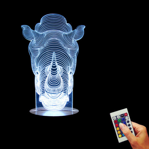 Rhino 3D LED LAMP -  - TheLedHeroes