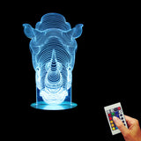 Rhino 3D LED LAMP -  - TheLedHeroes