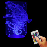 Sea Horse 3D LED LAMP -  - TheLedHeroes