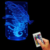 Sea Horse 3D LED LAMP -  - TheLedHeroes