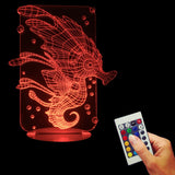 Sea Horse 3D LED LAMP -  - TheLedHeroes