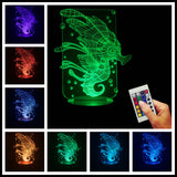 Sea Horse 3D LED LAMP -  - TheLedHeroes