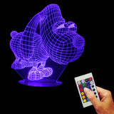 Robotic Dog Bulbing 3D LED LAMP -  - TheLedHeroes