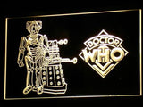 Doctor Who 3 LED Neon Sign Electrical - Yellow - TheLedHeroes