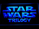 Star War Trilogy LED Neon Sign USB - Blue - TheLedHeroes