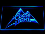 Coors Light Beer Bar Pub Logo LED Sign - Blue - TheLedHeroes