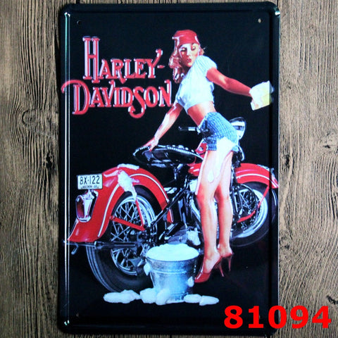 Harley Davidson 20x30 cm Tin Sign -  - TheLedHeroes