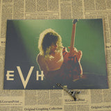 Van Halen Retro Rock Poster - 3 - TheLedHeroes