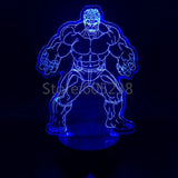 Hulk 3D LED LAMP -  - TheLedHeroes