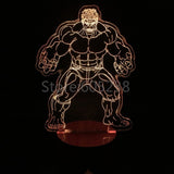 Hulk 3D LED LAMP -  - TheLedHeroes