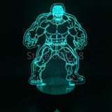 Hulk 3D LED LAMP -  - TheLedHeroes