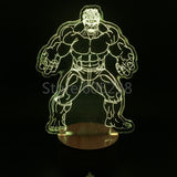 Hulk 3D LED LAMP -  - TheLedHeroes