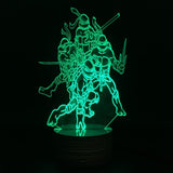 TMNT 3D LED LAMP -  - TheLedHeroes