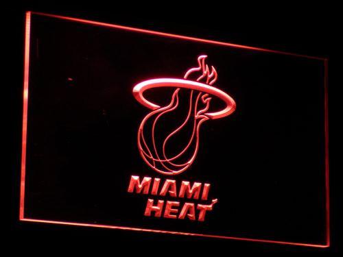 Miami Heat LED Neon Sign Electrical - Red - TheLedHeroes