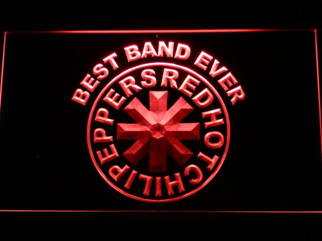 Red hot Chili Best Band Ever peppers LED Sign - Red - TheLedHeroes