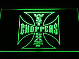 West Coast Choppers Bike Logo LED Sign - Green - TheLedHeroes