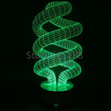 Spiral 3D LED LAMP -  - TheLedHeroes