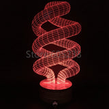 Spiral 3D LED LAMP -  - TheLedHeroes