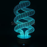 Spiral 3D LED LAMP -  - TheLedHeroes