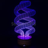 Spiral 3D LED LAMP -  - TheLedHeroes