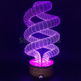 Spiral 3D LED LAMP -  - TheLedHeroes