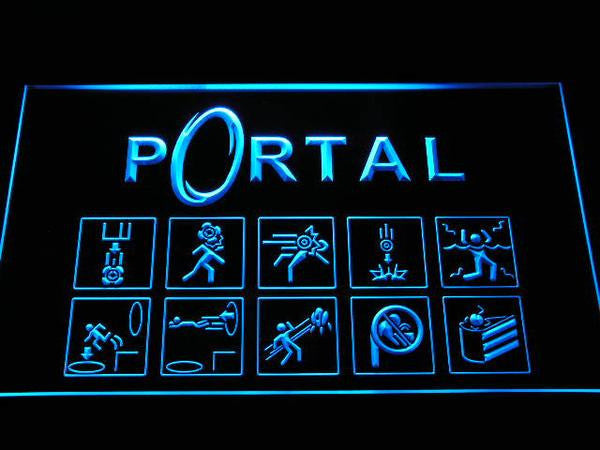 FREE Portal LED Sign - Blue - TheLedHeroes