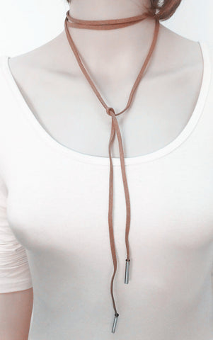 Terciopelo Leather Choker Necklace -  - TheLedHeroes