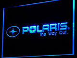 Polaris Snowmobile LED Sign - Blue - TheLedHeroes