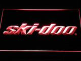 ski-doo Snowmobiles LED Neon Sign USB - Red - TheLedHeroes