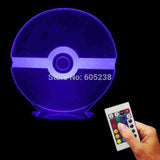 Pokemon Go Collection Team Mystic/Team Valor/Team Instinct 3D LED LAMP -  - TheLedHeroes