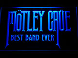 Motley Crue Best Band Ever LED Sign - Blue - TheLedHeroes
