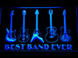 FREE Guitar Weapon Best Band Ever LED Sign - Blue - TheLedHeroes