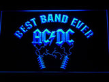 AC/DC Best Band Ever LED Neon Sign USB - Blue - TheLedHeroes