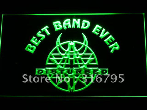 Disturbed Best Band Ever LED Sign -  - TheLedHeroes